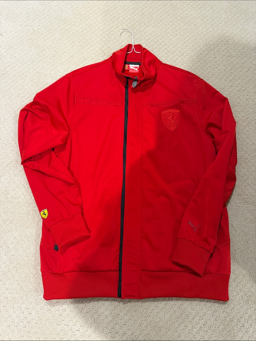 Puma Red Lightweight Motorsport Track Jacket